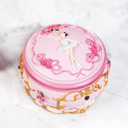 Ballet Girl Rotating Dancing Music Box Creative Birthday Gift, Music: Spirited Away-garmade.com