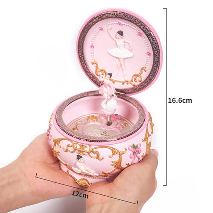 Ballet Girl Rotating Dancing Music Box Creative Birthday Gift, Music: Spirited Away-garmade.com