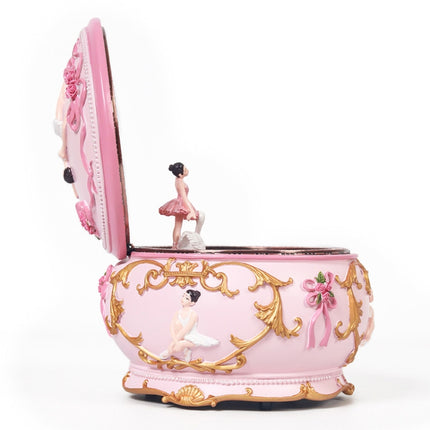 Ballet Girl Rotating Dancing Music Box Creative Birthday Gift, Music: Spirited Away-garmade.com