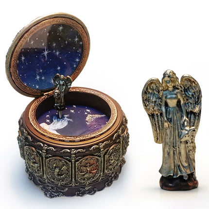 Constellation Luminous Resin Music Box Creative Birthday Gift (Aries)-garmade.com