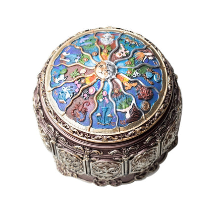 Constellation Luminous Resin Music Box Creative Birthday Gift (Aries)-garmade.com