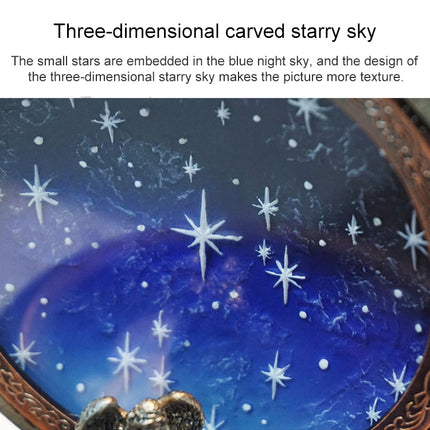 Constellation Luminous Resin Music Box Creative Birthday Gift (Aries)-garmade.com