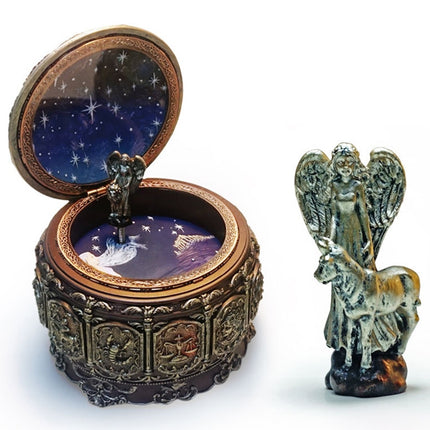 Constellation Luminous Resin Music Box Creative Birthday Gift (Taurus)-garmade.com