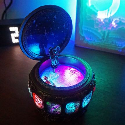 Constellation Luminous Resin Music Box Creative Birthday Gift (Taurus)-garmade.com