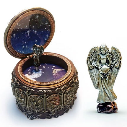 Constellation Luminous Resin Music Box Creative Birthday Gift (Cancer)-garmade.com