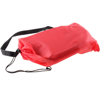 Inflatable Lounger Polyester Fabric Compression Air Bag Sofa for Beach / Travelling / Hospitality / Fishing, Size: 185cm x 75cm x 50cm, Normal Quality(Red)-garmade.com