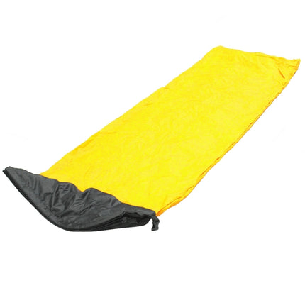 Inflatable Lounger Polyester Fabric Compression Air Bag Sofa for Beach / Travelling / Hospitality / Fishing, Size: 185cm x 75cm x 50cm, Normal Quality(Yellow)-garmade.com