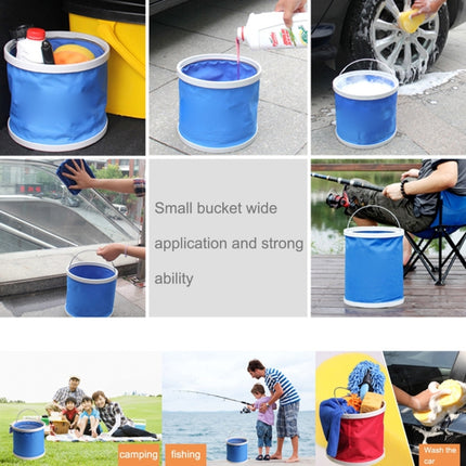 KANEED 11 Liter/2.9 Gallon Oxford Cloth Scalable Foldable Convenient Water Bucket for Camping/Car Washing/ Fishing/Hiking/Beach Random Color Delivery-garmade.com