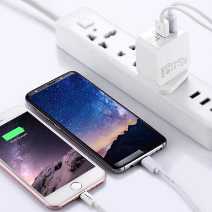 9 PCS HAWEEL UK Plug 2 USB Ports 1A / 2.1A Travel Charger Kits with Display Stand Box, For iPhone, Galaxy, Huawei, Xiaomi, LG, HTC and other Smartphones-garmade.com