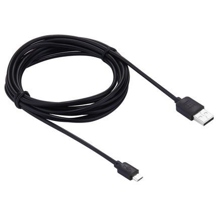 HAWEEL 3m High Speed Micro USB to USB Data Sync Charging Cable, For Samsung, Xiaomi, Huawei, LG, HTC, The Devices with Micro USB Port(Black)-garmade.com