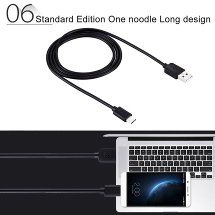 HAWEEL 1m USB-C / Type-C to USB 2.0 Data & Charging Cable(Black)-garmade.com