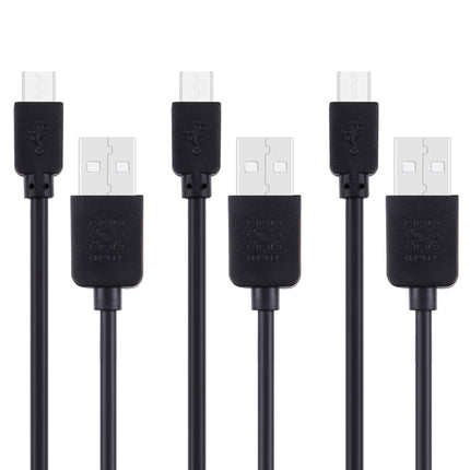 3 PCS HAWEEL 1m High Speed Micro USB to USB Data Sync Charging Cable Kits For Galaxy, Huawei, Xiaomi, LG, HTC and other Smart Phones-garmade.com