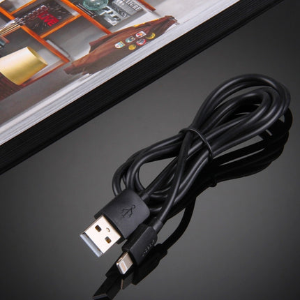 5 PCS HAWEEL 1m High Speed 8 pin to USB Sync and Charging Cable Kit for iPhone, iPad(Black)-garmade.com
