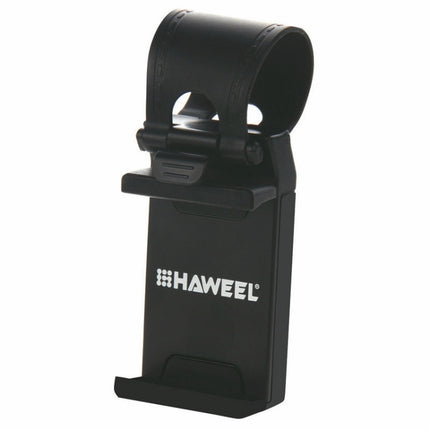 [HK Warehouse] HAWEEL Universal Car Steering Wheel Phone Mount Holder(Black)-garmade.com