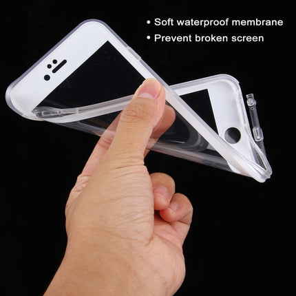HAWEEL for iPhone 6 Plus & 6s Plus Tridimensional Diamond Pattern 3ATM Life Waterproof Protective Case(White)-garmade.com