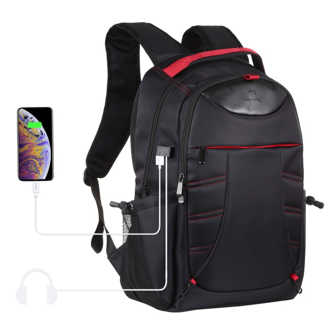 HAWEEL Foldable Removable Outdoor Portable Dual Shoulders Laptop Backpack(Black)-garmade.com