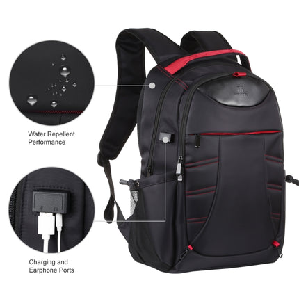 HAWEEL Foldable Removable Outdoor Portable Dual Shoulders Laptop Backpack(Black)-garmade.com