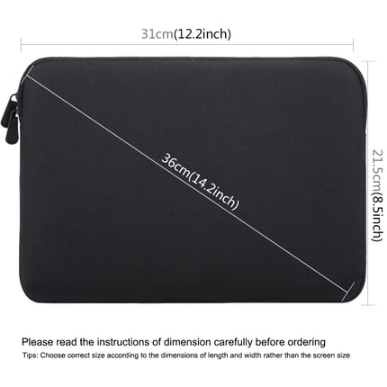 HAWEEL 11 inch Sleeve Case Zipper Briefcase Carrying Bag (Black)-garmade.com