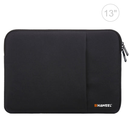 HAWEEL 13.0 inch Sleeve Case Zipper Briefcase Laptop Carrying Bag (Black)-garmade.com