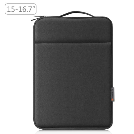 HAWEEL Laptop Sleeve Case Zipper Briefcase Bag with Handle for 15-16.7 inch Laptop (Black)-garmade.com