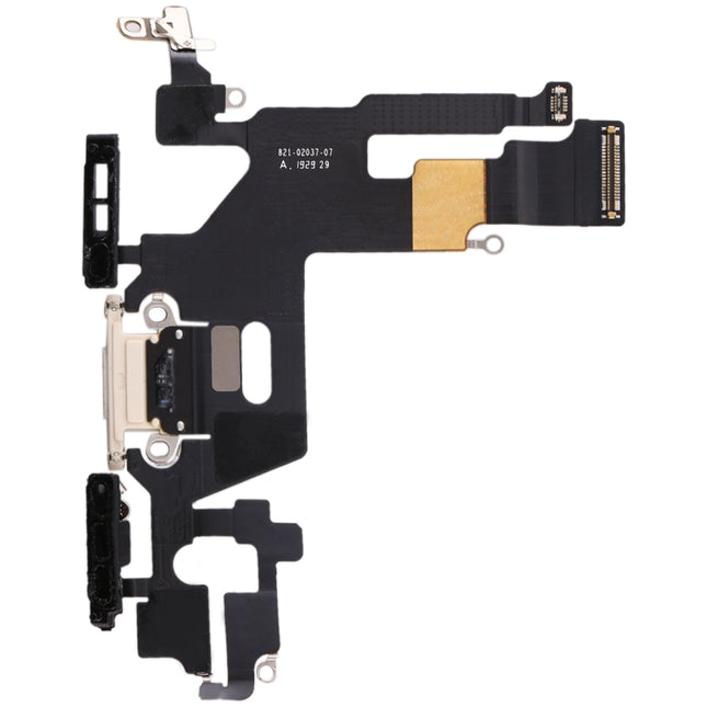 Charging Port Flex Cable for iPhone 11(White)-garmade.com