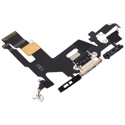 Charging Port Flex Cable for iPhone 11(White)-garmade.com