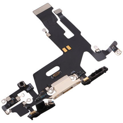 Charging Port Flex Cable for iPhone 11(White)-garmade.com