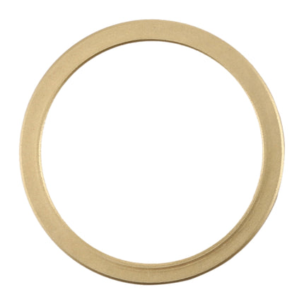 2 PCS Rear Camera Glass Lens Metal Protector Hoop Ring for iPhone 11(Gold)-garmade.com