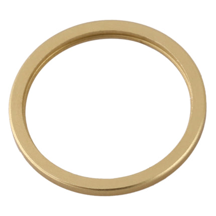 2 PCS Rear Camera Glass Lens Metal Protector Hoop Ring for iPhone 11(Gold)-garmade.com