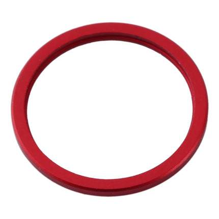 2 PCS Rear Camera Glass Lens Metal Protector Hoop Ring for iPhone 11(Red)-garmade.com
