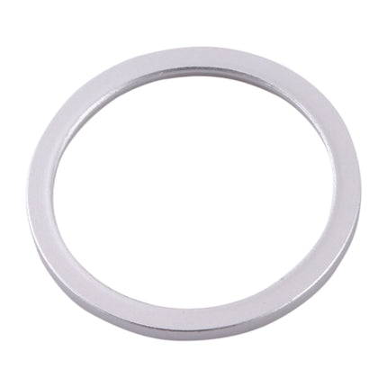 2 PCS Rear Camera Glass Lens Metal Protector Hoop Ring for iPhone 11(Silver)-garmade.com