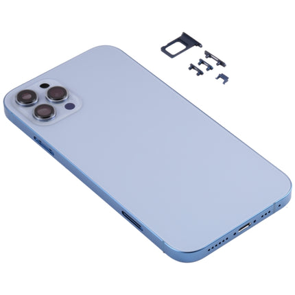 Back Housing Cover with Appearance Imitation of iP13 Pro for iPhone 11(Blue)-garmade.com