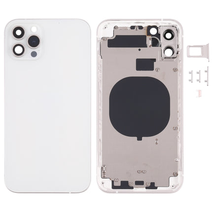 Back Housing Cover with Appearance Imitation of iP13 Pro for iPhone 11(White)-garmade.com