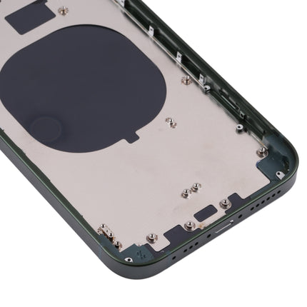 Frosted Frame Back Housing Cover with Appearance Imitation of iP13 Pro for iPhone 11(Green)-garmade.com