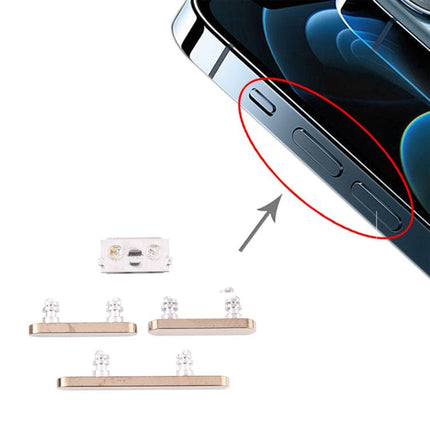 Power Button and Volume Control Button for iPhone 12 Pro(Gold)-garmade.com