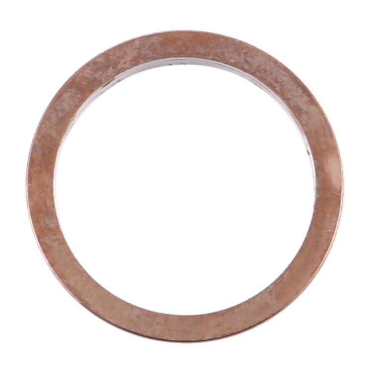 3 PCS Rear Camera Glass Lens Metal Protector Hoop Ring for iPhone 12 Pro (Gold)-garmade.com