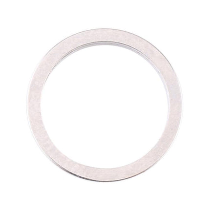 3 PCS Rear Camera Glass Lens Metal Protector Hoop Ring for iPhone 12 Pro (Silver)-garmade.com