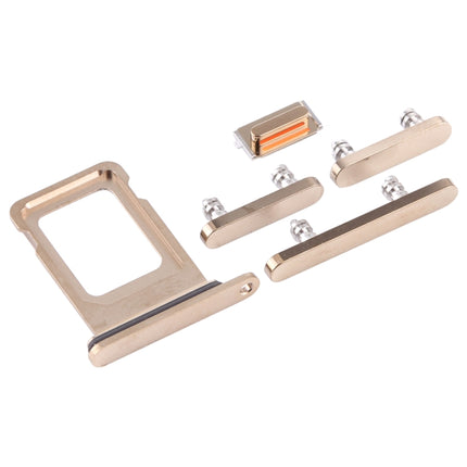 SIM Card Tray + Side Keys for iPhone 12 Pro (Gold)-garmade.com