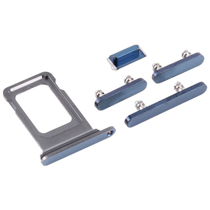 SIM Card Tray + Side Keys for iPhone 12 Pro (Blue)-garmade.com
