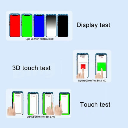DL S300 LCD Screen Tester Tool 3D Touch Test For iPhone 12 / 11 / XS / XR / 8 / 7 / 6S Series-garmade.com