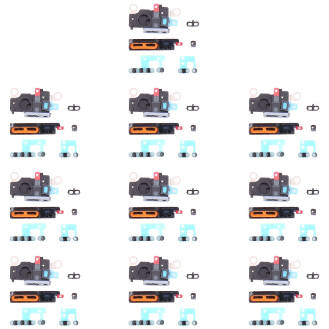 10 PCS Speaker Dustproof Mesh with Frame for iPhone 12(White)-garmade.com