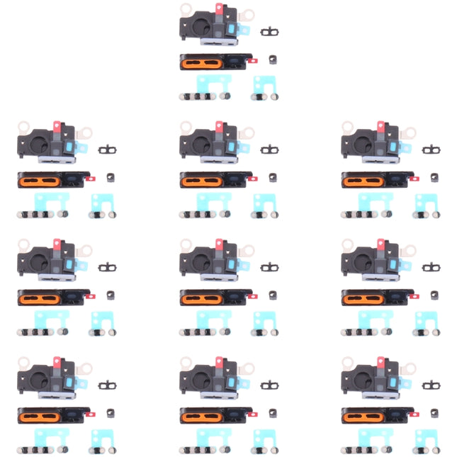 10 PCS Speaker Dustproof Mesh with Frame for iPhone 12 Pro(Gold)-garmade.com