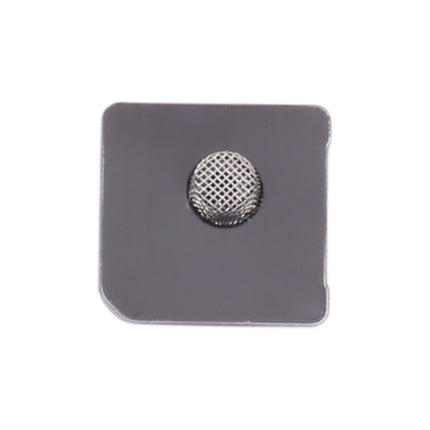 10 PCS Microphone Dustproof Mesh for iPhone 12 / 12 Pro (Black)-garmade.com