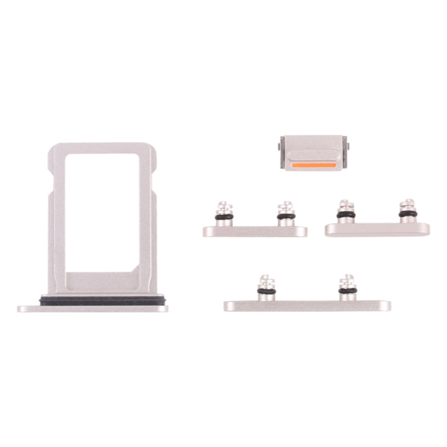 SIM Card Tray + Side Keys for iPhone 13(Starlight)-garmade.com