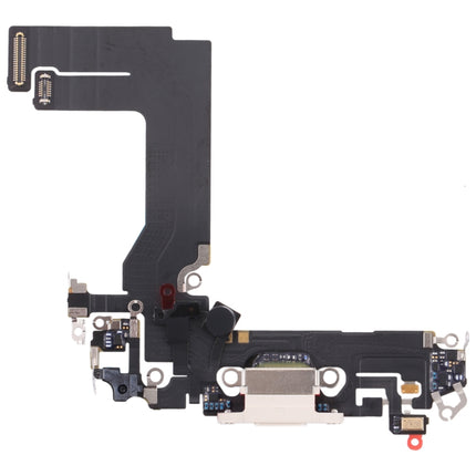 Charging Port Flex Cable for iPhone 13 Mini (White)-garmade.com