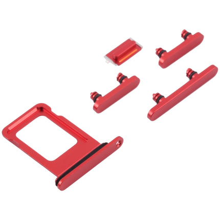 SIM Card Tray + SIM Card Tray + Side Keys for iPhone 13 (Red)-garmade.com