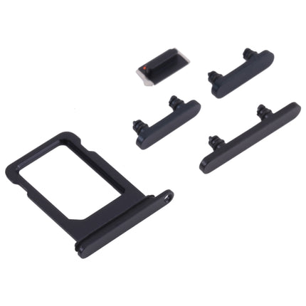 SIM Card Tray + Side Keys for iPhone 13 Mini(Midnight)(Black)-garmade.com