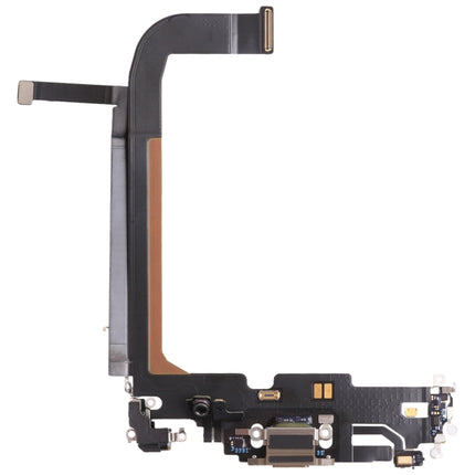 Original Charging Port Flex Cable for iPhone 13 Pro Max(Gold)-garmade.com
