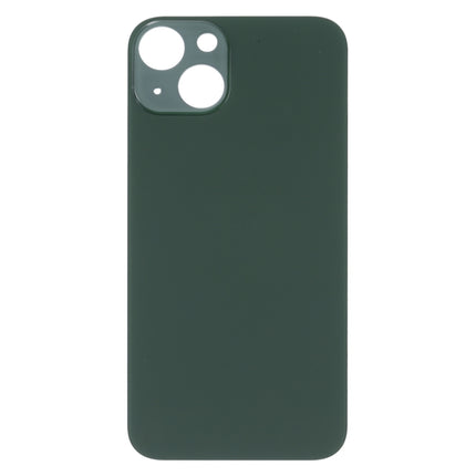 Easy Replacement Big Camera Hole Glass Back Battery Cover for iPhone 13(Green)-garmade.com