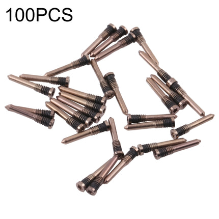 100 PCS Charging Port Screws for iPhone 13 mini (Gold)-garmade.com
